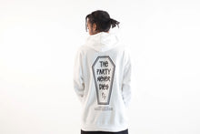 Load image into Gallery viewer, The Party Never Dies Hoodie (WHITE)