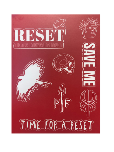 RESET Sticker Sheet