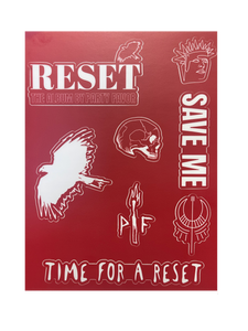 RESET Sticker Sheet